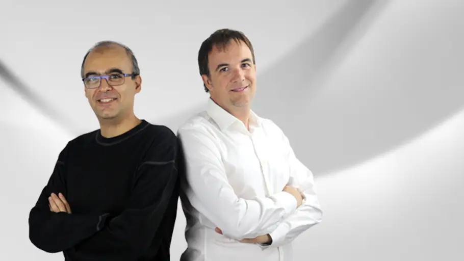 Omid Sokout y Víctor Franch .