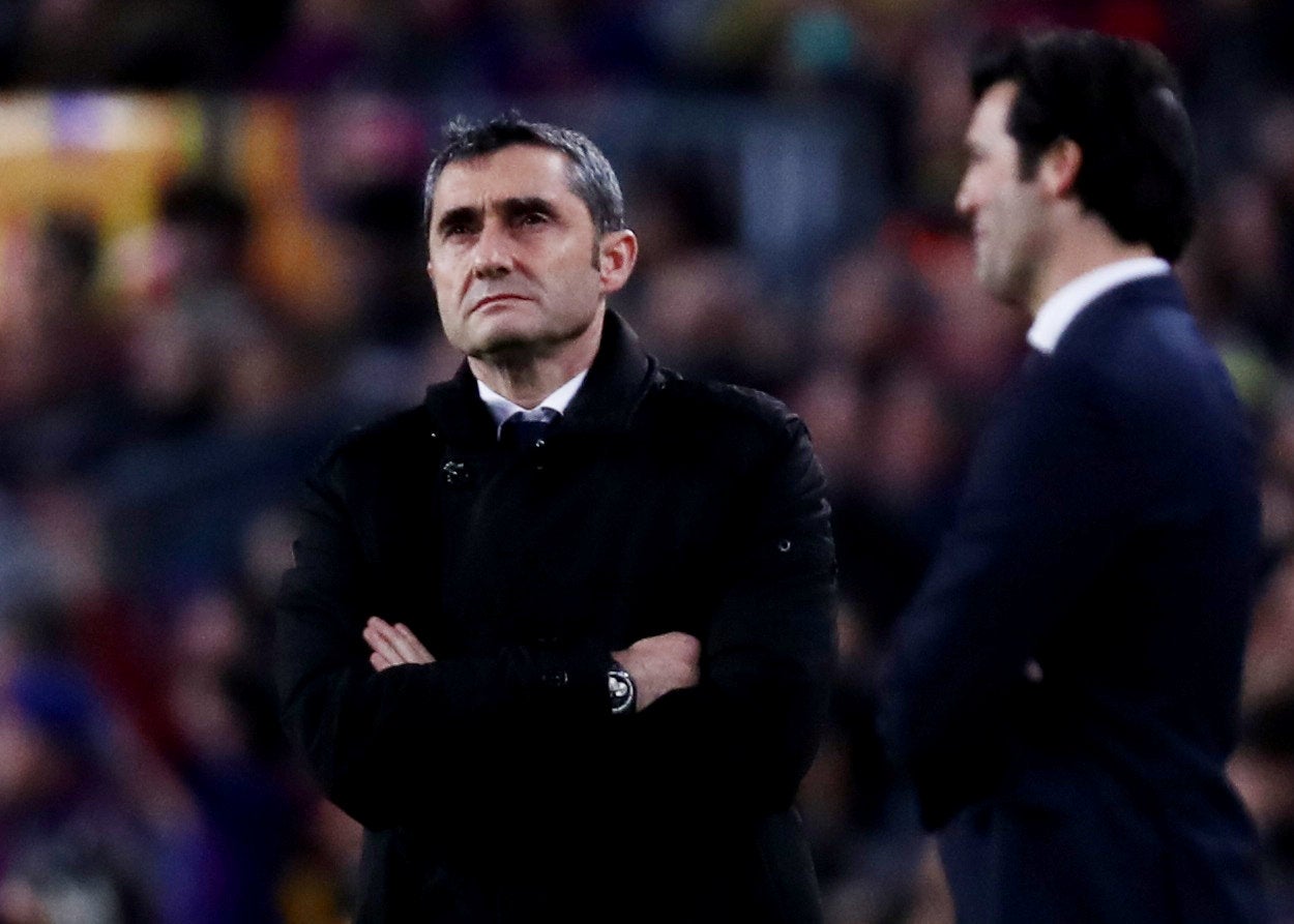 Valverde: "Estamos obligados a marcar allí y está un poco desequilibrado" Valverde: "Estamos obligados a marcar allí y está un poco desequilibrado"