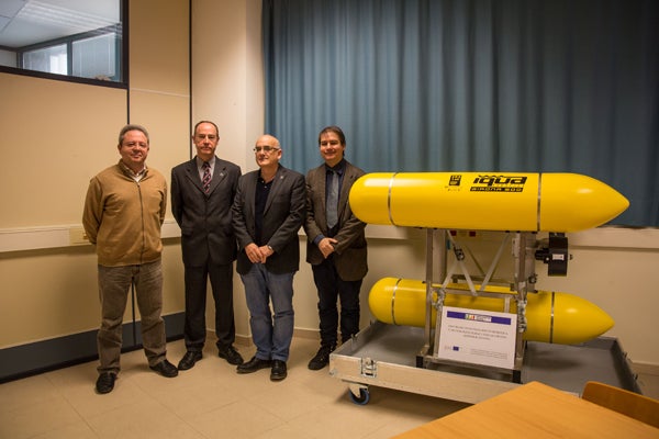 La UJI anuncia el primer centro valenciano de investigación en tecnología submarina y presenta el robot G500 La UJI anuncia el primer centro valenciano de investigación en tecnología submarina y presenta el robot G500