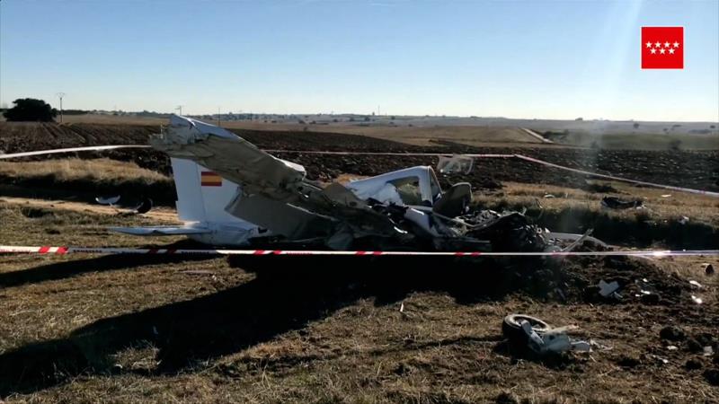 Mueren dos personas en un accidente de avioneta en Quijorna (Madrid) Mueren dos personas en un accidente de avioneta en Quijorna (Madrid)