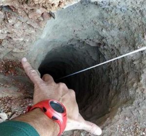 Pozo de Totalán donde cayó el pequeño Julen Pozo de Totalán donde cayó el pequeño Julen