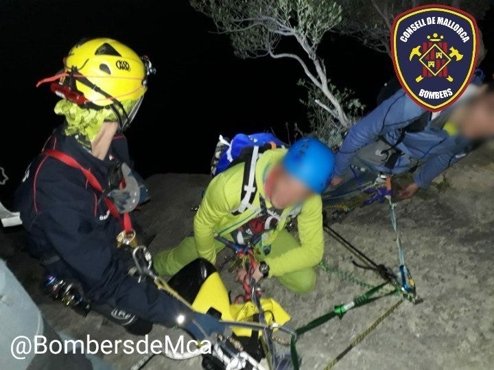 Rescatan a dos excursionistas que practicaban escalada en Bunyola Rescatan a dos excursionistas que practicaban escalada en Bunyola