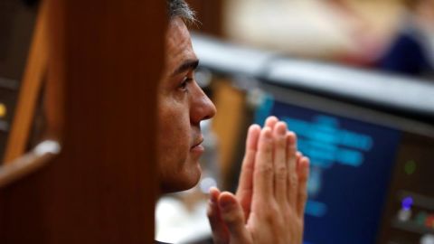 El presidente del Gobierno, Pedro S&aacute;nchez, en el Congreso