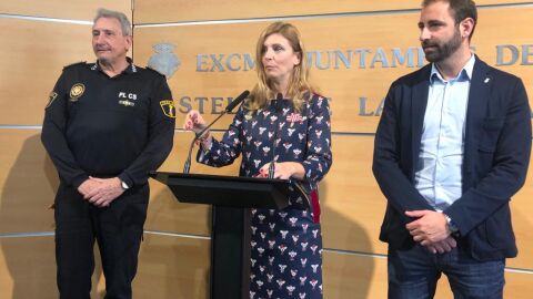 La alcaldesa de Castell&oacute;n, Amparo Marco, hace balance de las actuaciones de la Polic&iacute;a Local durante 2018.