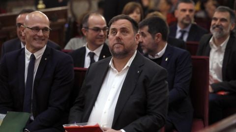 Oriol Junqueras, en el juicio al 'proc&eacute;s'