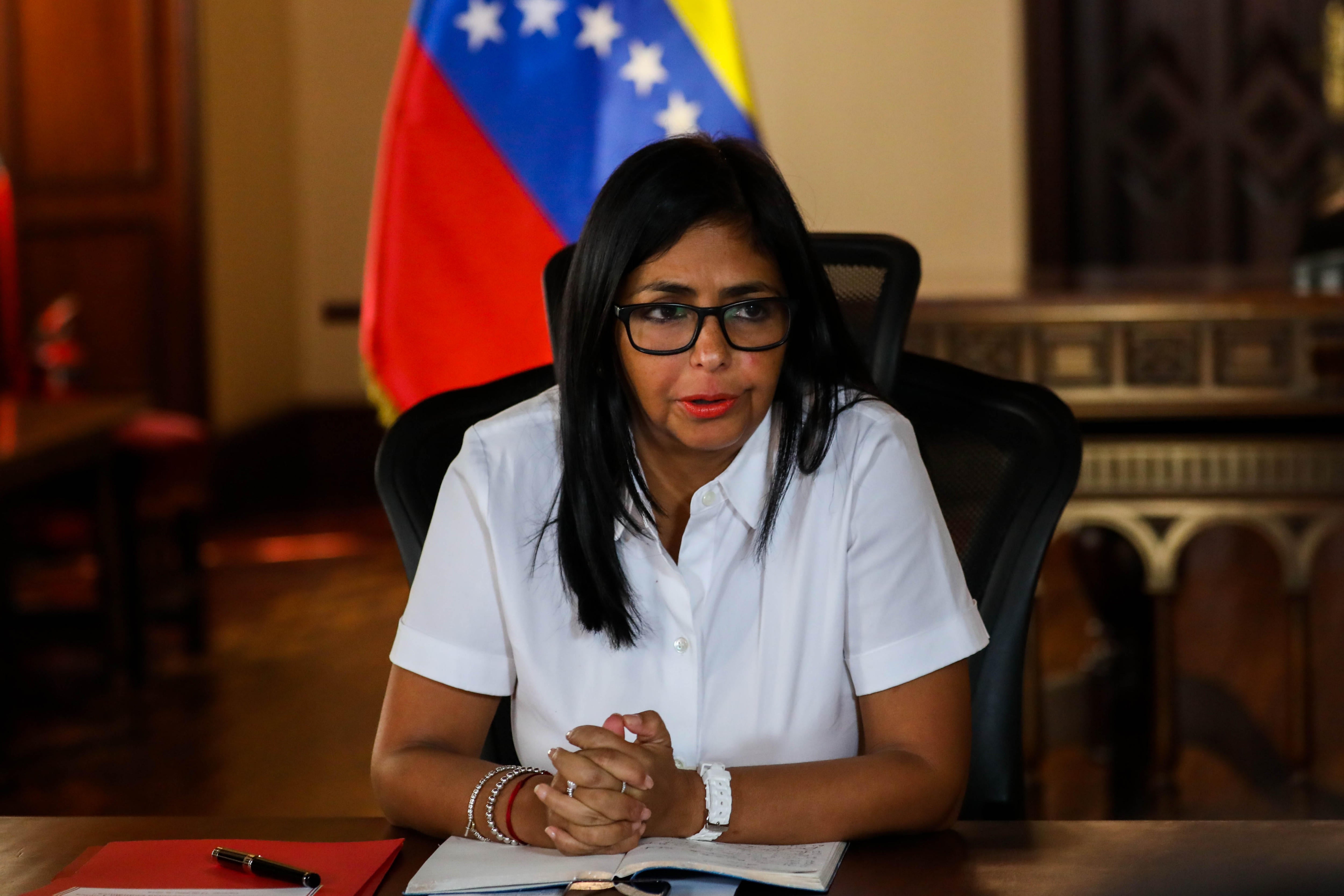La vicepresidenta de Venezuela dice que derrotarán el "golpe de Estado" La vicepresidenta de Venezuela dice que derrotarán el "golpe de Estado"