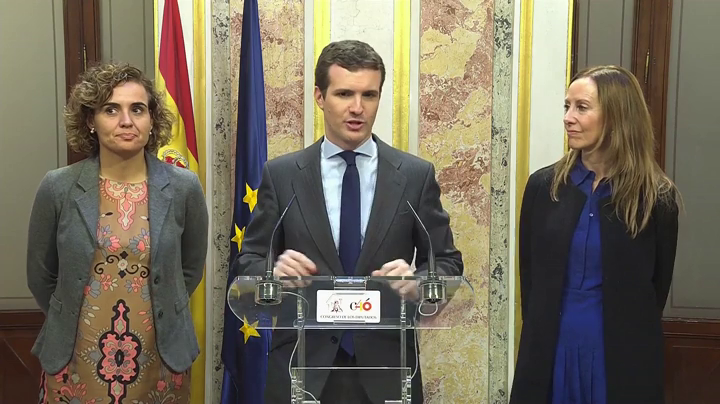 PP y Ciudadanos exigen a Sánchez "elecciones inmediatas" porque ha perdido la confianza del Congreso PP y Ciudadanos exigen a Sánchez "elecciones inmediatas" porque ha perdido la confianza del Congreso