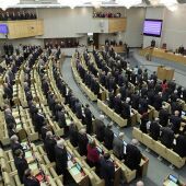 Vista general de una sesión de la Duma