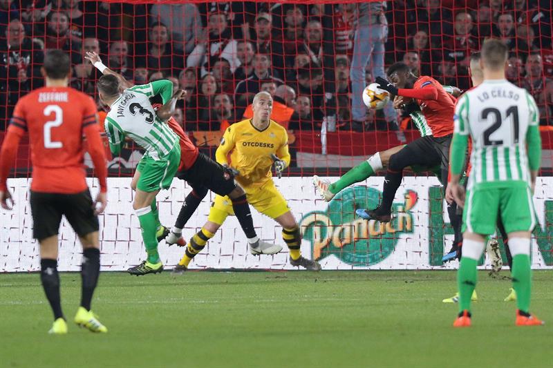 Lainez otorga al Real Betis una gran ventaja ante el Rennes Lainez otorga al Real Betis una gran ventaja ante el Rennes