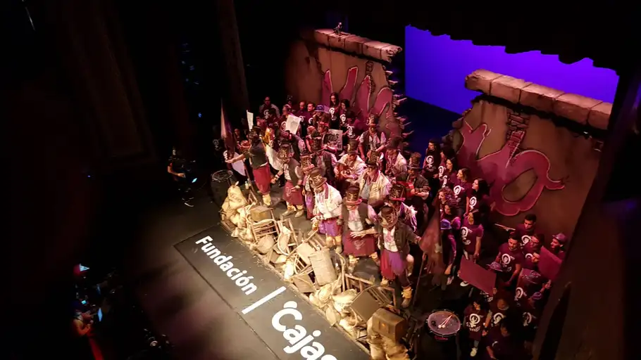 Comparsa 'La Manada' 14/2/2019 Sesión 20ª Preliminares COAC 2019. Cierra la sesión de esta noche y la fase preliminar la comparsa 'La Manada'.