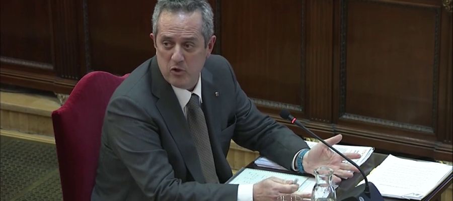 Joaquim Forn, durante su declaración en el juicio del 'procés'. Joaquim Forn, durante su declaración en el juicio del 'procés'.