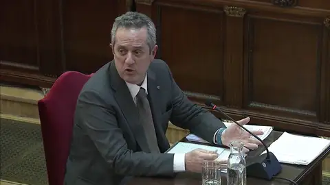 Joaquim Forn, durante su declaración en el juicio del 'procés'. Joaquim Forn: "Defendí el referéndum, pero ningún acto de los Mossos fue contrario a la Constitución"