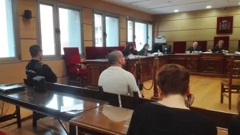 El condenado, durante la vista oral que se celebró en la Audiencia de Ciudad Real El condenado, durante la vista oral que se celebró en la Audiencia de Ciudad Real