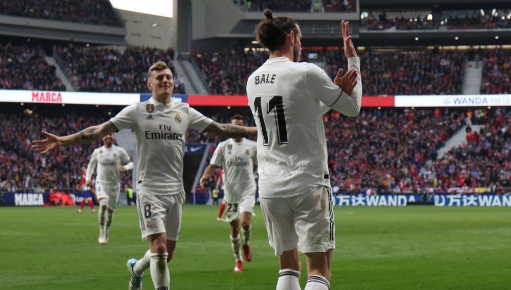 El corte de mangas de Gareth Bale en el Wanda Metropolitano
