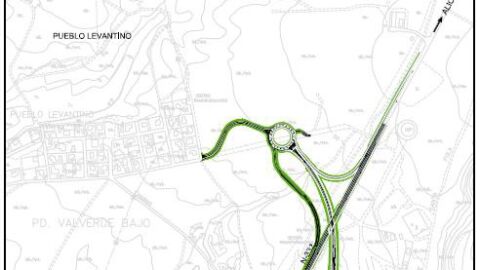 Plano de la actuaci&oacute;n proyectada por Fomento en Santa Pola
