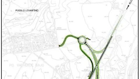 Plano de la actuación proyectada por Fomento en Santa Pola Plano de la actuación proyectada por Fomento en Santa Pola