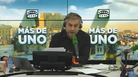 Carlos Alsina durante su Monólogo en Más de uno Carlos Alsina durante su Monólogo en Más de uno