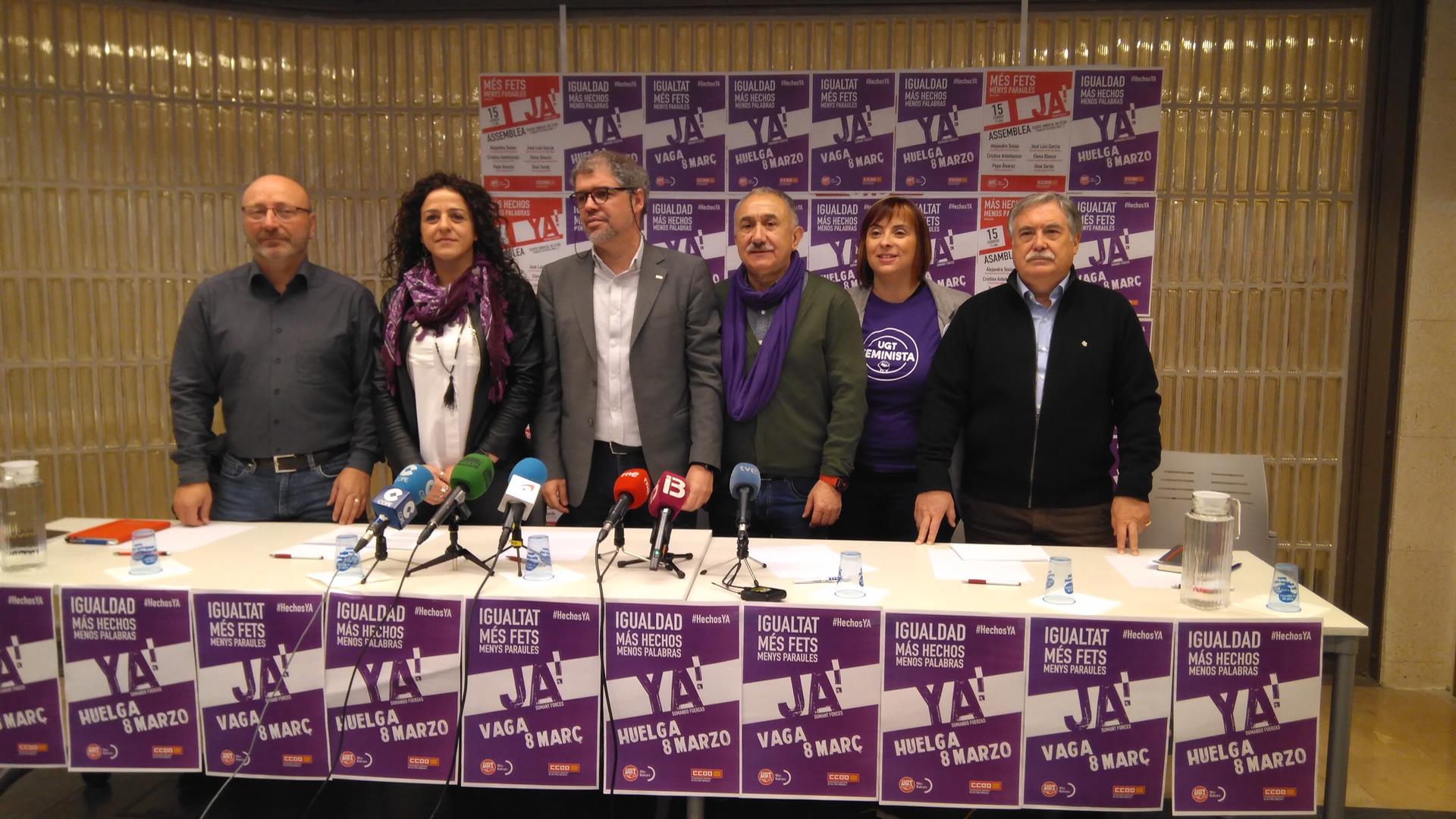 CCOO y UGT instarán al Gobierno de Sánchez a poner en marcha los PGE y llaman a la movilización electoral CCOO y UGT instarán al Gobierno de Sánchez a poner en marcha los PGE y llaman a la movilización electoral