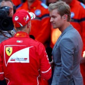 Nico Rosberg y Sebastian Vettel en el GP de Monaco