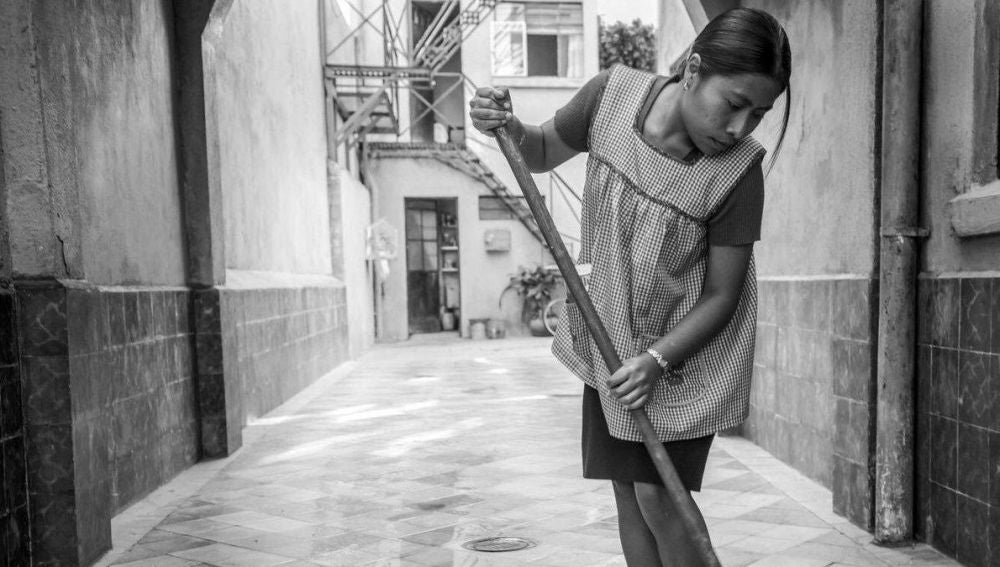 Yalitza Aparicio en una escena de Roma