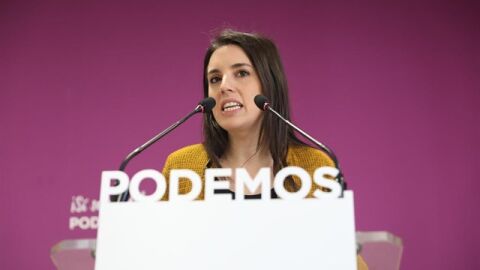 La portavoz parlamentaria de Podemos, Irene Montero