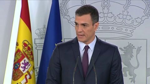 Pedro S&aacute;nchez convoca las pr&oacute;ximas elecciones generales para el 28 de abril