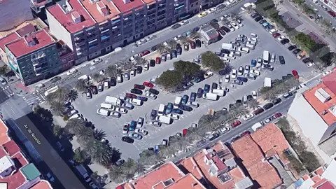 Parcela en la que el Ayuntamiento de Elche quiere que se construya el auditorio provincial Parcela en la que el Ayuntamiento de Elche quiere que se construya el auditorio provincial