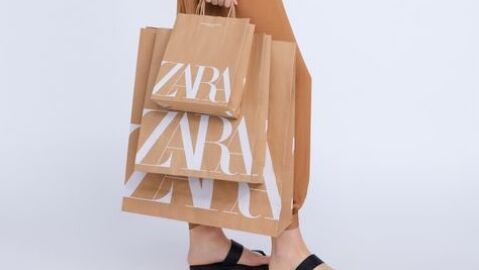 Zara sustituye sus bolsas de pl&aacute;stico por bolsas de papel reciclado