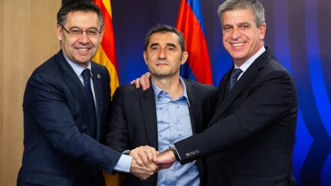 Ernesto Valverde renueva con el Barcelona hasta 2020