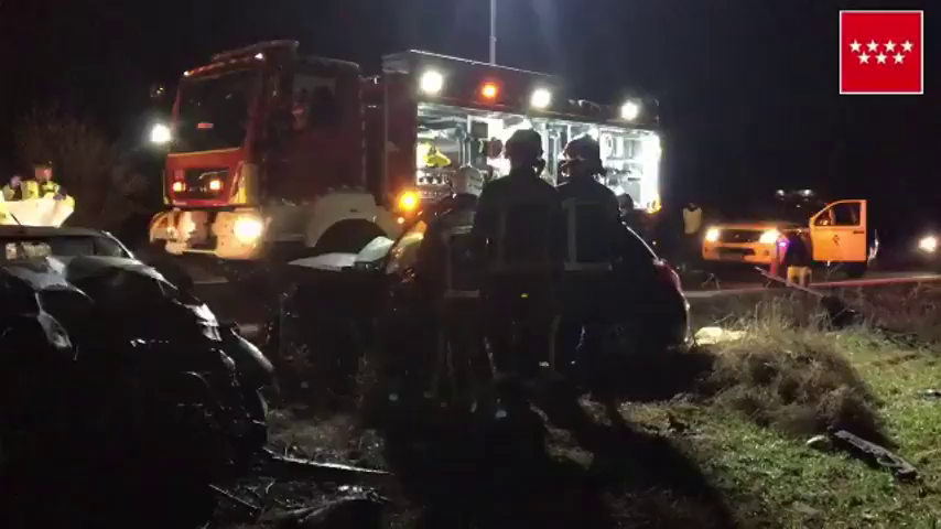 Tres muertos en un choque entre dos vehículos en Pozuelo del Rey, Madrid Tres muertos en un choque entre dos vehículos en Pozuelo del Rey, Madrid