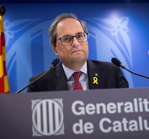 El presidente de la Generalitat, Quim Torra El presidente de la Generalitat, Quim Torra