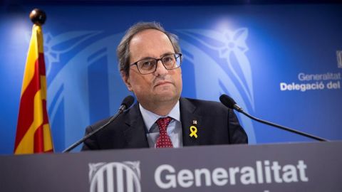 El presidente de la Generalitat, Quim Torra
