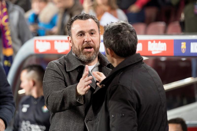 Sergio González: "El penalti a Piqué ha sido justito" Sergio González: "El penalti a Piqué ha sido justito"