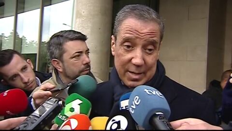 Eduardo Zaplana, tras firmar en el juzgado: "Jam&aacute;s particip&eacute; en un acto contrario a la legalidad"