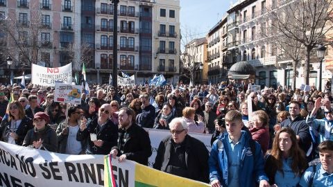 mesa talavera manifestacion