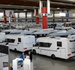 Autocaravanas en exposición en la feria Caravaning 2019 Autocaravanas en exposición en la feria Caravaning 2019