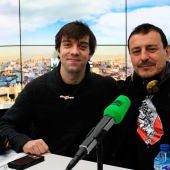 Raúl Pulido y Marcial Álvarez en los estudios de Onda Cero