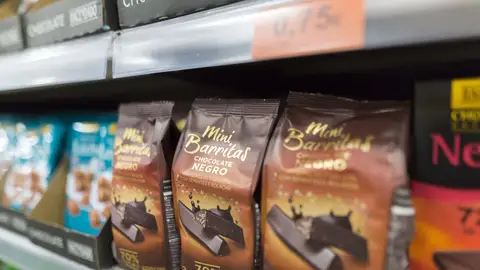 En materia de innovación destacan productos como las Mini Barritas de Chocolate Hacendado. INNOVACIÓN MERCADONA