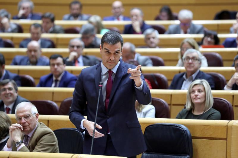 Sánchez agradece a Podemos su apoyo y critica el "filibusterismo" de PP y Ciudadanos Sánchez agradece a Podemos su apoyo y critica el "filibusterismo" de PP y Ciudadanos