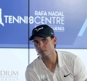Rafa Nadal, en la inauguración del Rafa Nadal Tennis Centre Rafa Nadal, en la inauguración del Rafa Nadal Tennis Centre