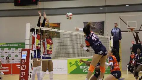 La receptora Raquel Palma, capitana del CV ESD-Granadas de Elche. VOLEIBOL