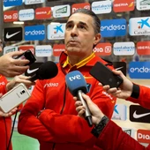 Scariolo atiende a los medios de comunicación Scariolo atiende a los medios de comunicación
