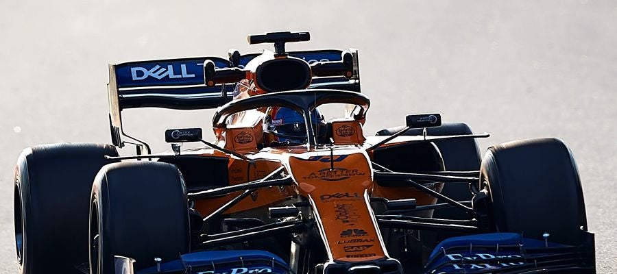 Carlos Sainz pilota el McLaren en Montmeló Carlos Sainz pilota el McLaren en Montmeló