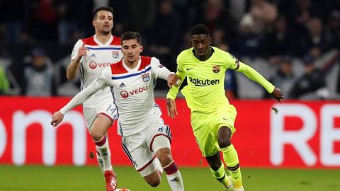 El jugador del FC Barcelona, Ousmane Demb&eacute;l&eacute;.