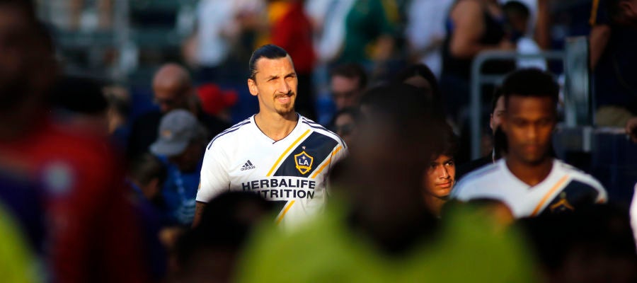 Zlatan Ibrahimovic, jugador de Los Angeles Galaxy Zlatan Ibrahimovic, jugador de Los Angeles Galaxy