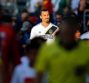 Zlatan Ibrahimovic, jugador de Los Angeles Galaxy Zlatan Ibrahimovic, jugador de Los Angeles Galaxy