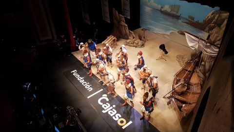 Comparsa: La tierra prometida Localidad: Alcal&aacute; de Guadaira (Sevilla) Autor&iacute;a Letra: Luis Manuel Rivero Ramos y Juan Manuel Moreno Gandul Autor&iacute;a M&uacute;sica: Juan Manuel Moreno Gandul y Luis Manuel Rivero Ramos Direcci&oacute;n: Alejandro Casasola Pazo Representante Legal: Ismael Rinc&oacute;n Zamudio 