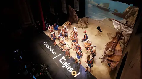 COAC 2019 Cuartos: Comparsa 'La tierra prometida' Comparsa: La tierra prometida Localidad: Alcalá de Guadaira (Sevilla) Autoría Letra: Luis Manuel Rivero Ramos y Juan Manuel Moreno Gandul Autoría Música: Juan Manuel Moreno Gandul y Luis Manuel Rivero Ramos Dirección: Alejandro Casasola Pazo Representante Legal: Ismael Rincón Zamudio