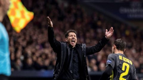 El entrenador del Atl&eacute;tico, Diego Pablo Simeone. 