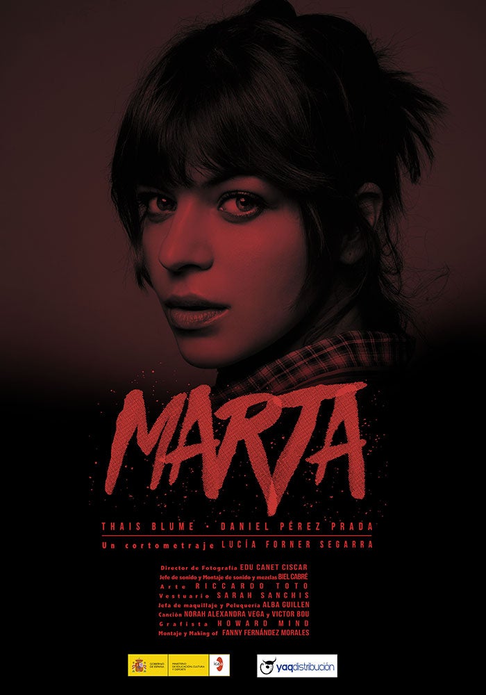 El Cineclub Luis Buñuel proyectará el 1 de marzo el cortometraje 'Marta' de la ilicitana Lucia Forner El Cineclub Luis Buñuel proyectará el 1 de marzo el cortometraje 'Marta' de la ilicitana Lucia Forner